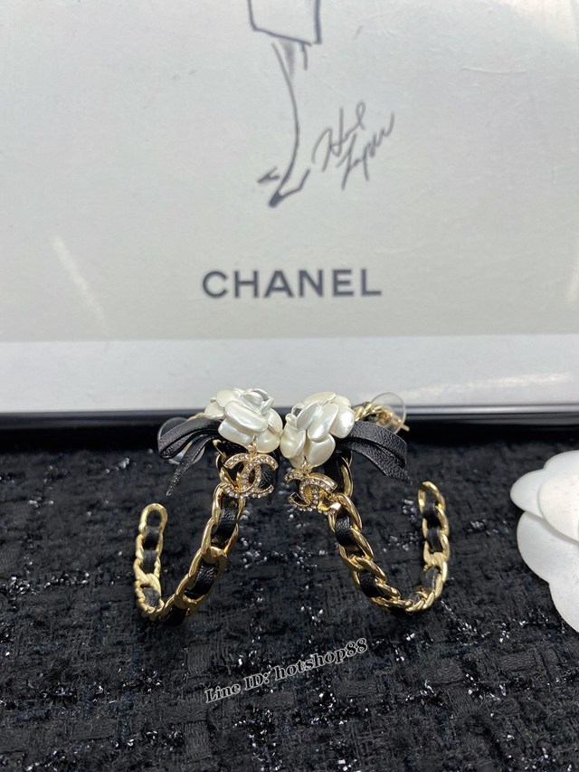 Chanel專櫃新款飾品耳圈 香奈兒耳釘熱銷款耳環 zgb2533